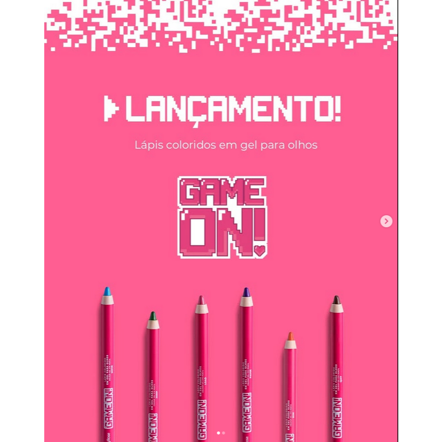 Lápis Colorido Em Gel Para Olhos Ruby Rose Game on  HB-2400