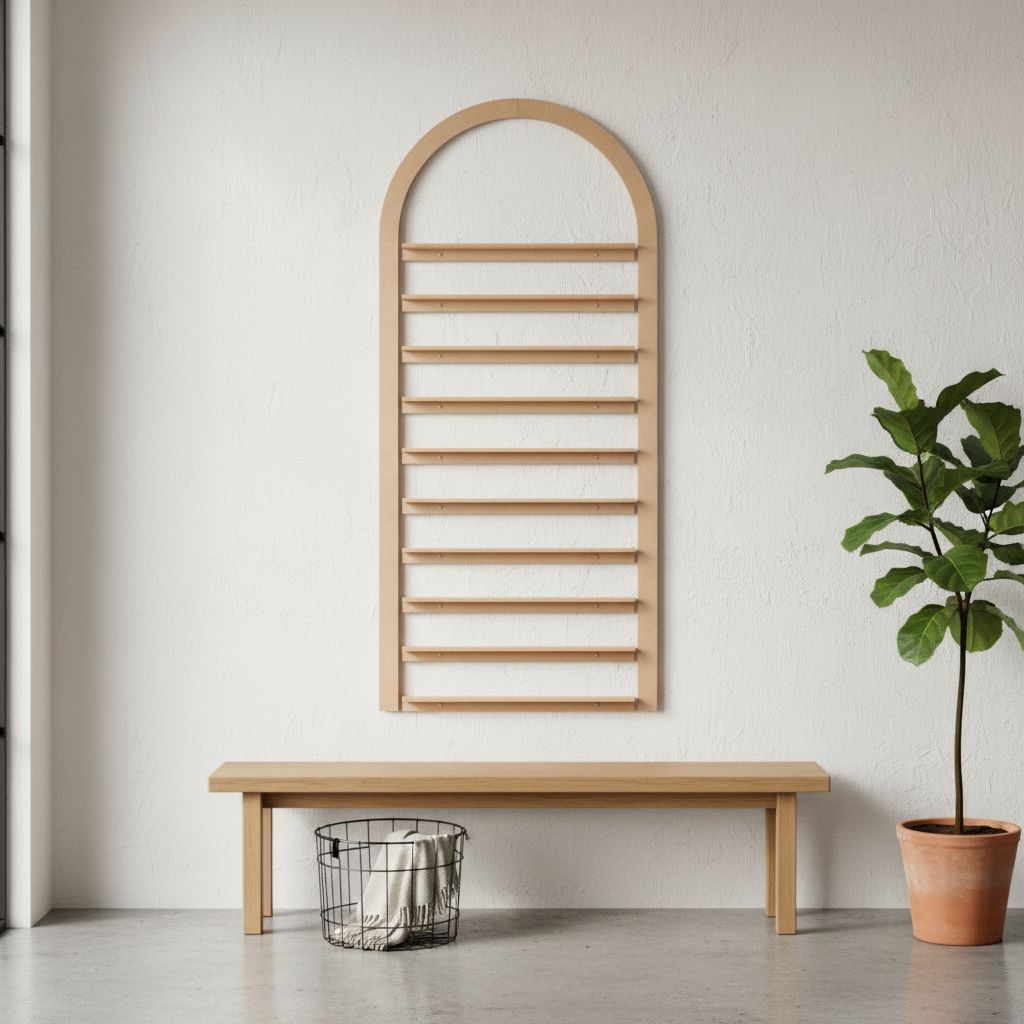 Arco Porta Esmalte de Parede expositor com 10 prateleiras MDF CRU em Oferta na Shopee