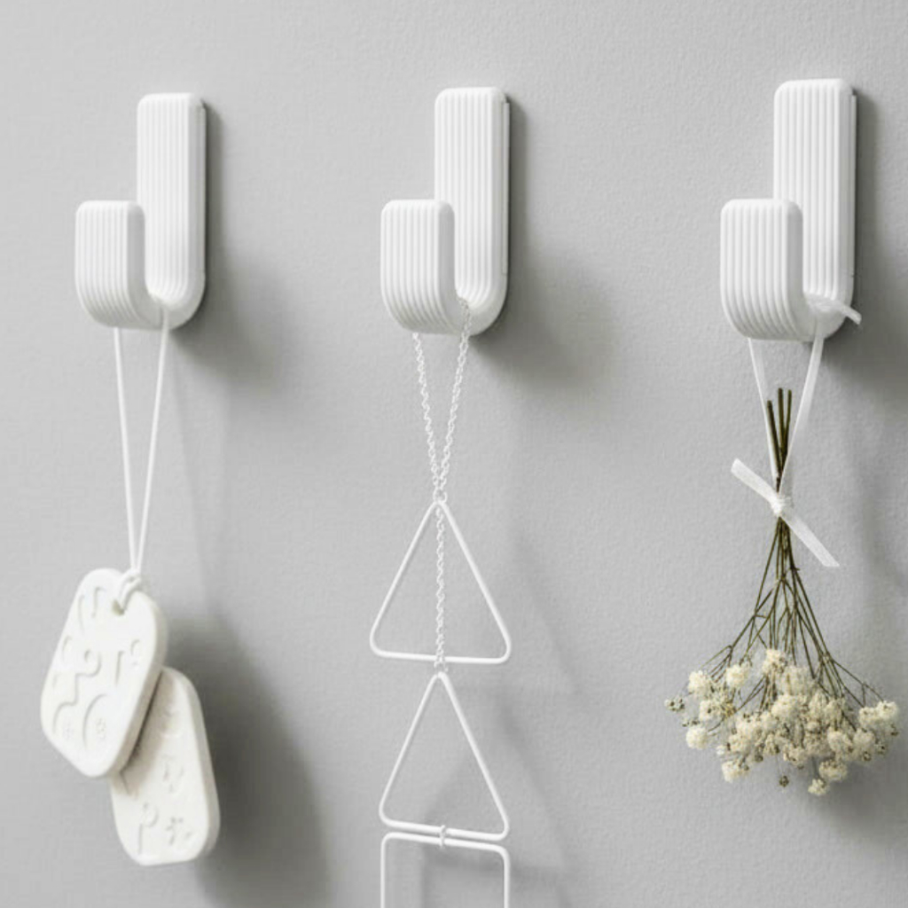 Cabide Gancho Quadrado de Parede Multiuso para Banheiro Quarto Cozinha Parafuso em Oferta na Shopee