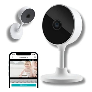 Câmera de Segurança Wi-Fi Inteligente Full HD 3MP | Visão Clara 24h em Oferta na Shopee