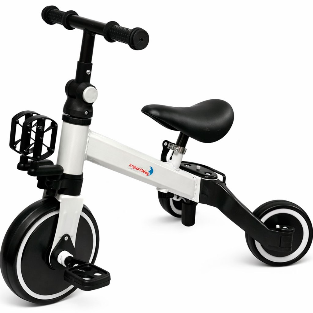 Bicicleta Equilíbrio 3 Em 1 Balance Triciclo Branco em Oferta na Shopee