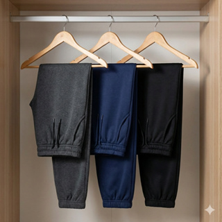 Kit 3 Calça Catraca De Moletom Slim Fit em Oferta na Shopee