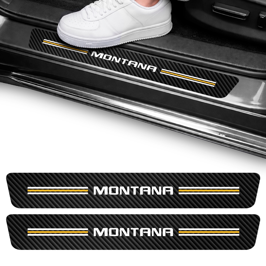 Kit Soleira Vinil Montana Adesivo 2 Portas Proteção Pickup 03 04 05 06 07 08 09 10 11 12 24 25 26