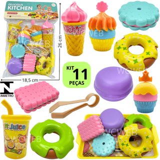 Kit Brinquedos de Menino Comidinha de Brinquedo Infantil Donuts Cupcake Cozinha em Oferta na Shopee