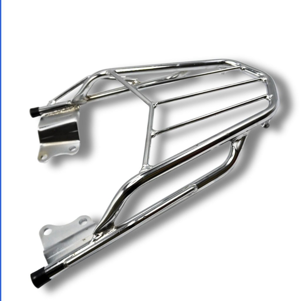 Bagageiro Fazer 150 Suporte Baú Cromado Reforçado 2014 a 2024 em Oferta na Shopee