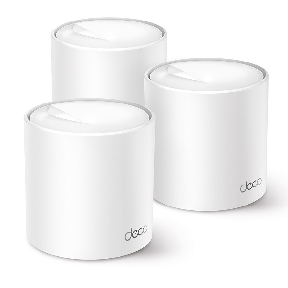 TP-Link Deco X50 (3 un.) Mesh Wi-Fi 6 AX3000, Dual band, cobre até 600 m², 150 dispositivos