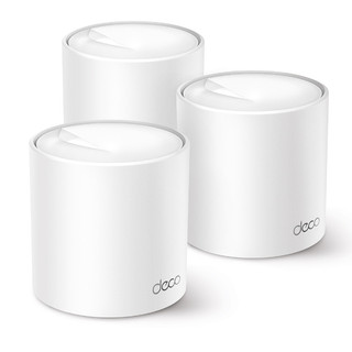 TP-Link Deco X50 (3 un.) Mesh Wi-Fi 6 AX3000, Dual band, cobre até 600 m², 150 dispositivos
