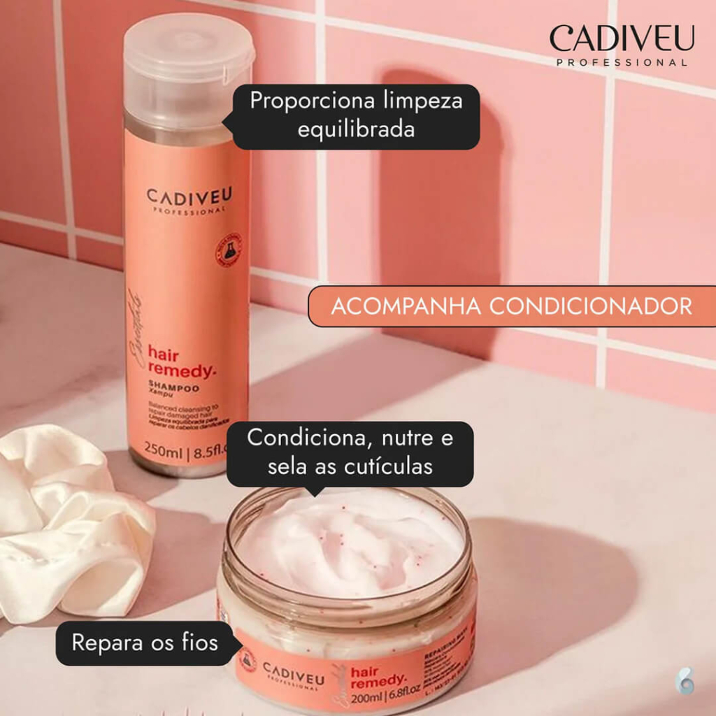 Kit Cadiveu Hair Remedy Reparador - 3 Produtos · foto 2