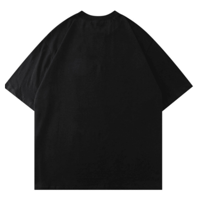 POLAR BEAR Camisa Overzide Casual Confortável Ideal Para Verão Manga Curta Liso Sem Estampada Sem Estampado