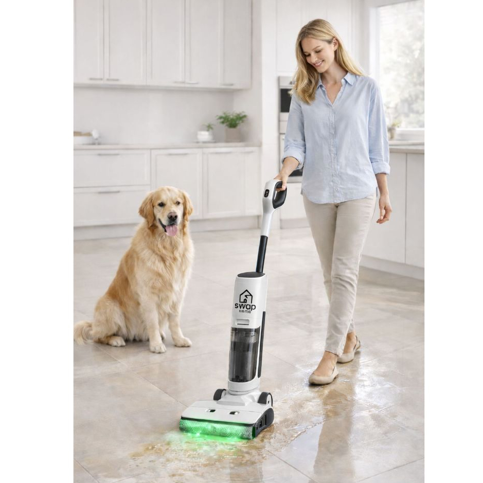 Aspirador De Pó Vertical 3 em 1 Sem Fio Portátil Robô Auto Limpeza Bivolt