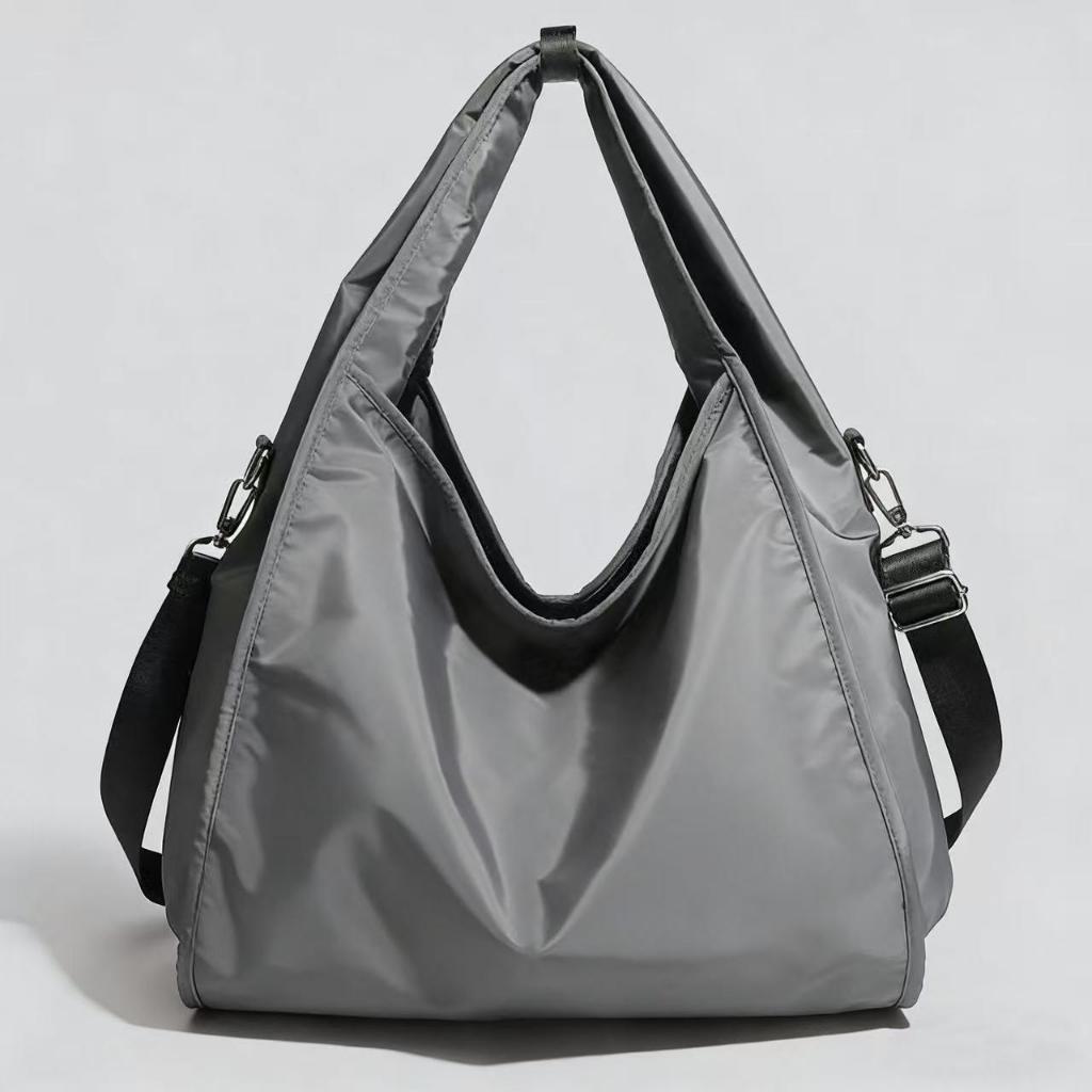 Bolsa Grande De Ombro Esportiva Trabalhar Faculdade Mulher Nylon Impermeável Alça Transversal Bolsa Grande De Ombro Esportiva Trabalhar Faculdade Mulher Nylon Impermeável Alça Transversal
