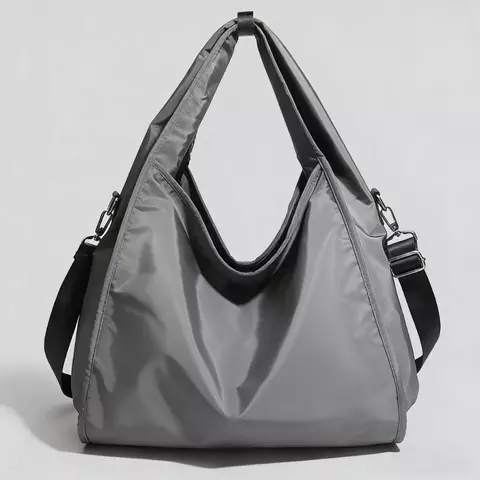 Bolsa Grande De Ombro Esportiva Trabalhar Faculdade Mulher Nylon Impermeável Alça Transversal