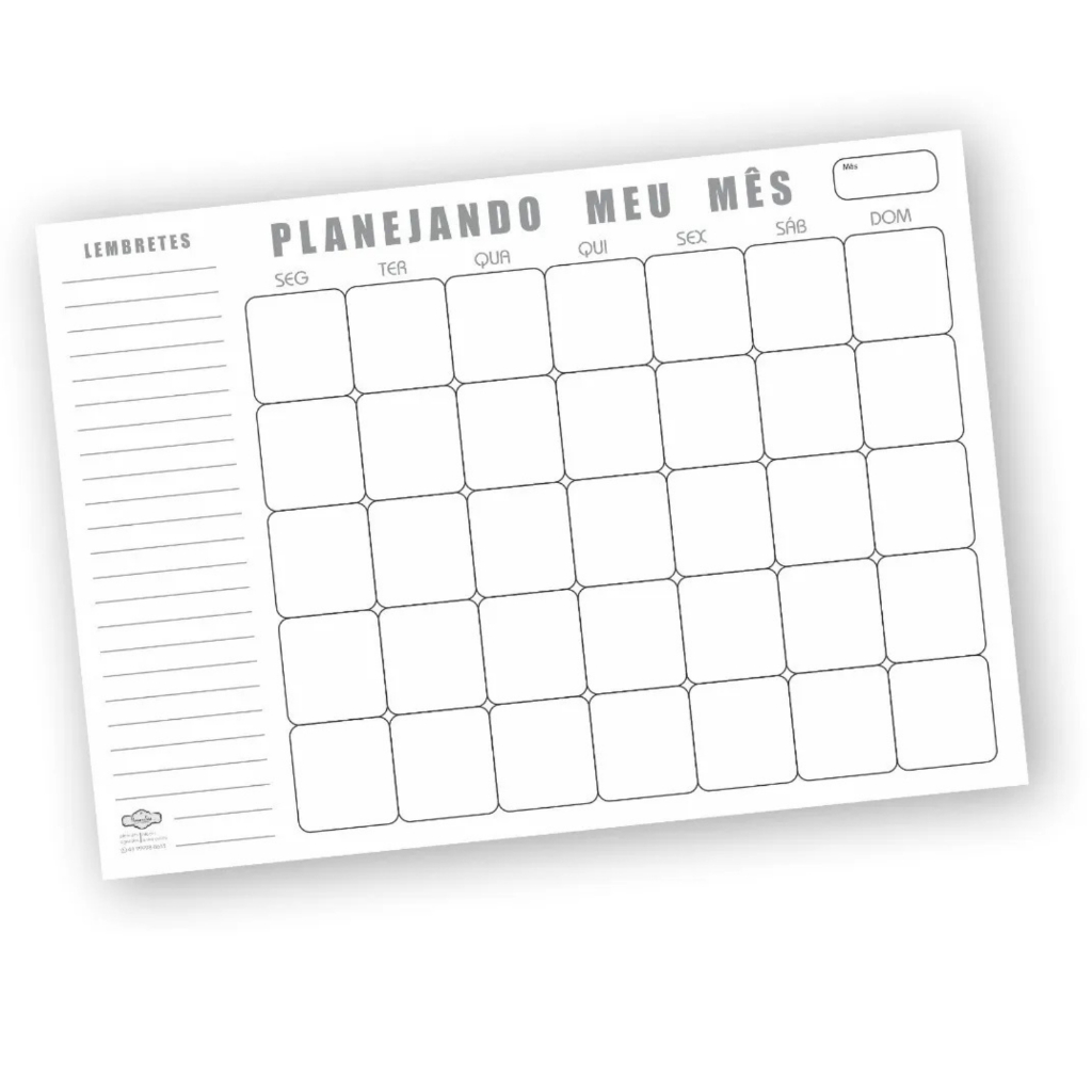 Planner de Mesa A3 CALENDARIO Atemporal 42x29,7cm com 12 Folhas | Bloco Grande | Layout Clean | Papel 120g | Organização em Oferta na Shopee
