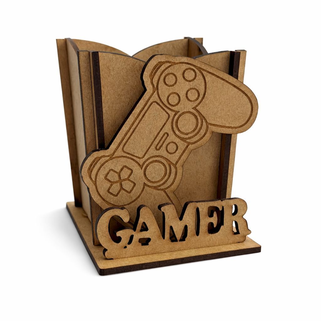 Kit Porta Caneta Game - Lembrancinha de Aniversário Gamer