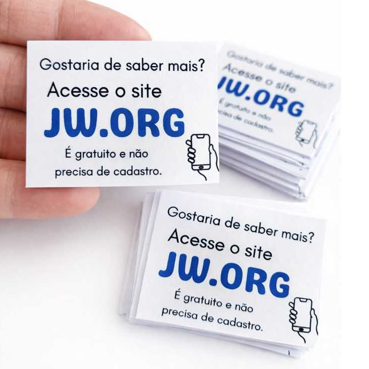 Adesivos para testemunho por Cartas JWORG - pacote com 60 unidades - Testemunho/Pregação por cartas campo JW carta em Oferta na Shopee