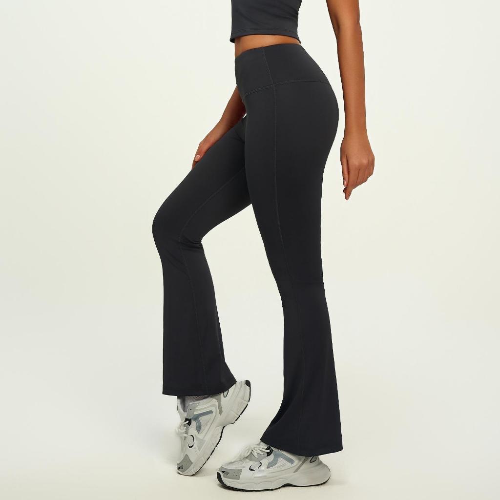 Calça Legging Feminina Flare Preta Cintura Alta