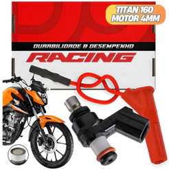 Bico Injetor para Titan 160 com Preparação 4 mm + Cabo