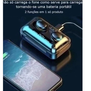 M10 Bluetooth 5.3 Fones de ouvido sem fio TWS estéreo com carregador Power Bank em Oferta na Shopee