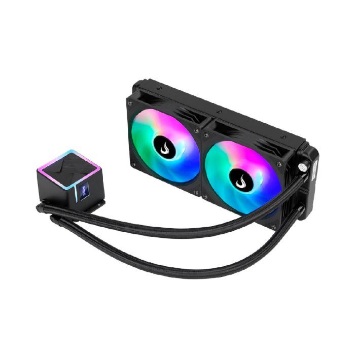 Water Cooler Rise Mode Black 240mm RGB Rainbow - RM-WCB-02-RBW