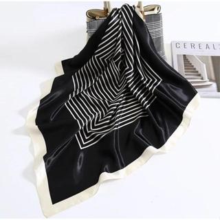 Lenço Feminino de Cetim e Seda para Cabelo, Cabeça e Pescoço Cachecol em Oferta na Shopee