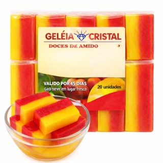 Geleia D´Água Tradicional 50g C/ 20 Unidades Fininha- Cristal em Oferta na Shopee