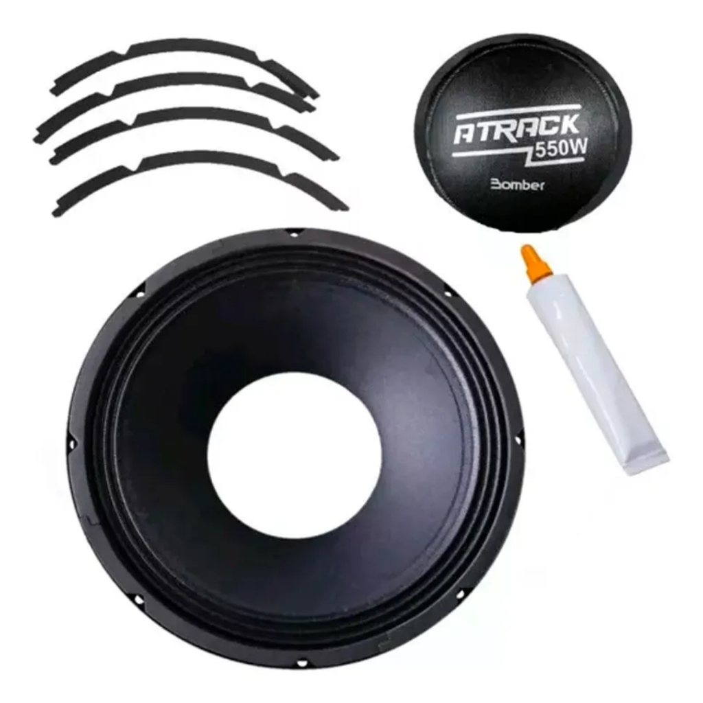 Kit Bomber Reparo Woofer Atrack 550wrms 12 Pol 4 Ohms