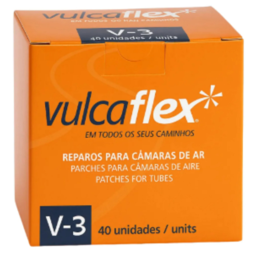 Remendo Redondo Vulcaflex V-3 6cm Carro Caminhonete Caixa Com 40 Peças em Oferta na Shopee