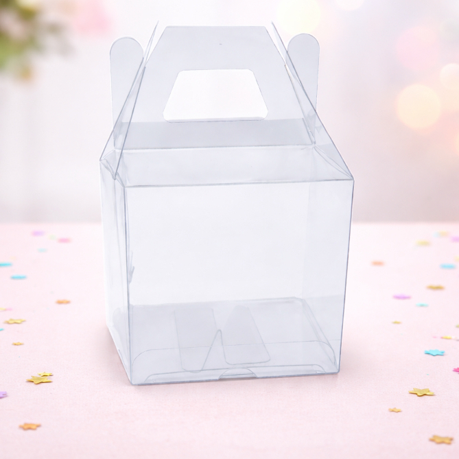 10 Caixas PVC de acetato 6x6x6 cm para lembrancinhas, presentes, aromatizador,  sabonete, etc