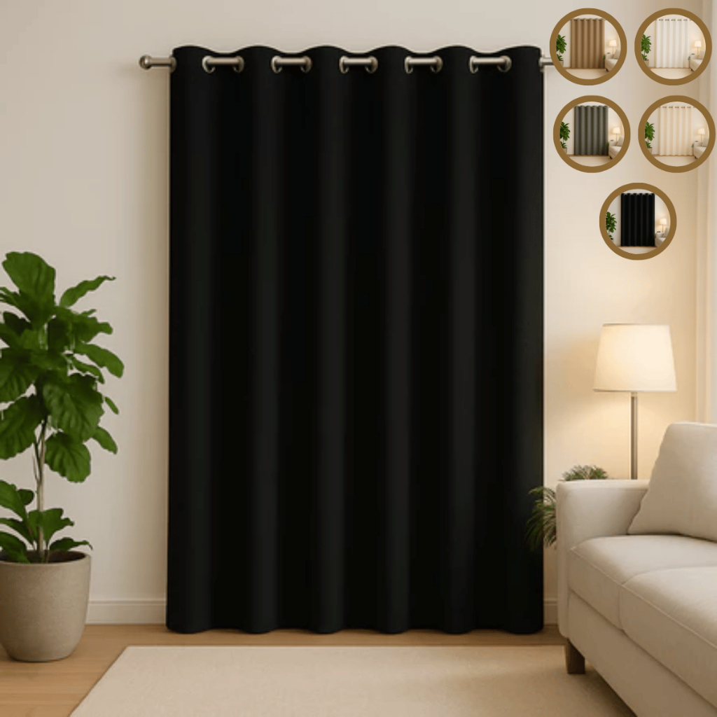 Cortina de Porta Supreme 1,30 x 2,20m  BLACKOUT / BLECAUT– Sala, Quarto, Cozinha ou Provador