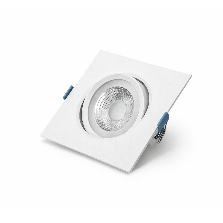 Spot Led Embutir Par20 Direcionável Easy 7w 3000K Teto Gesso Iluminação Moderna Interna