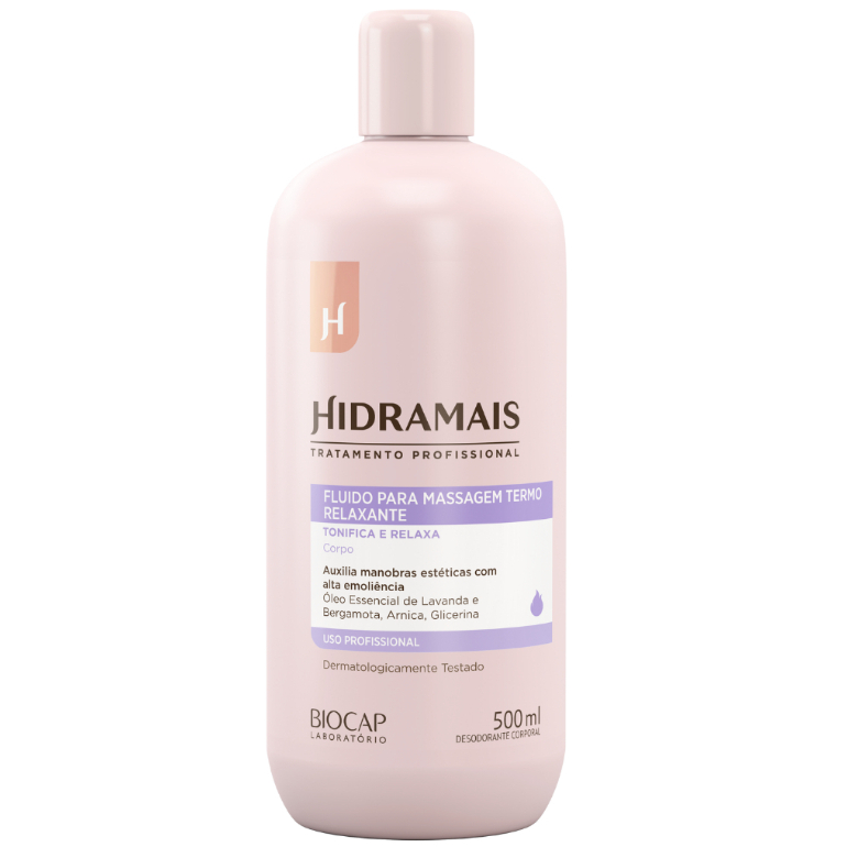 Fluido para Massagem Termo Relaxante 500ml Hidramais em Oferta na Shopee