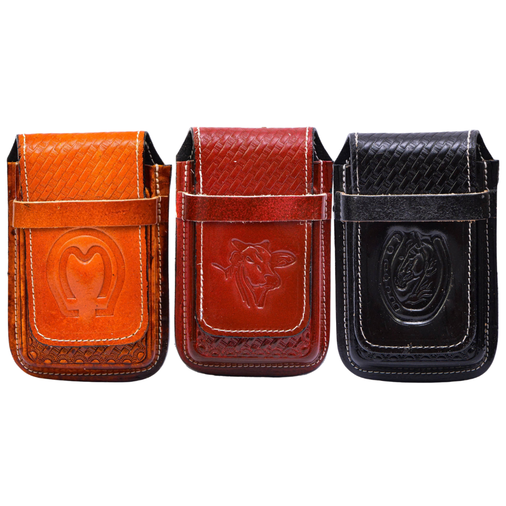 Bainha Capinha Porta Celular De Cinto com Passador Em Couro Legitimo Tratado Country em Oferta na Shopee