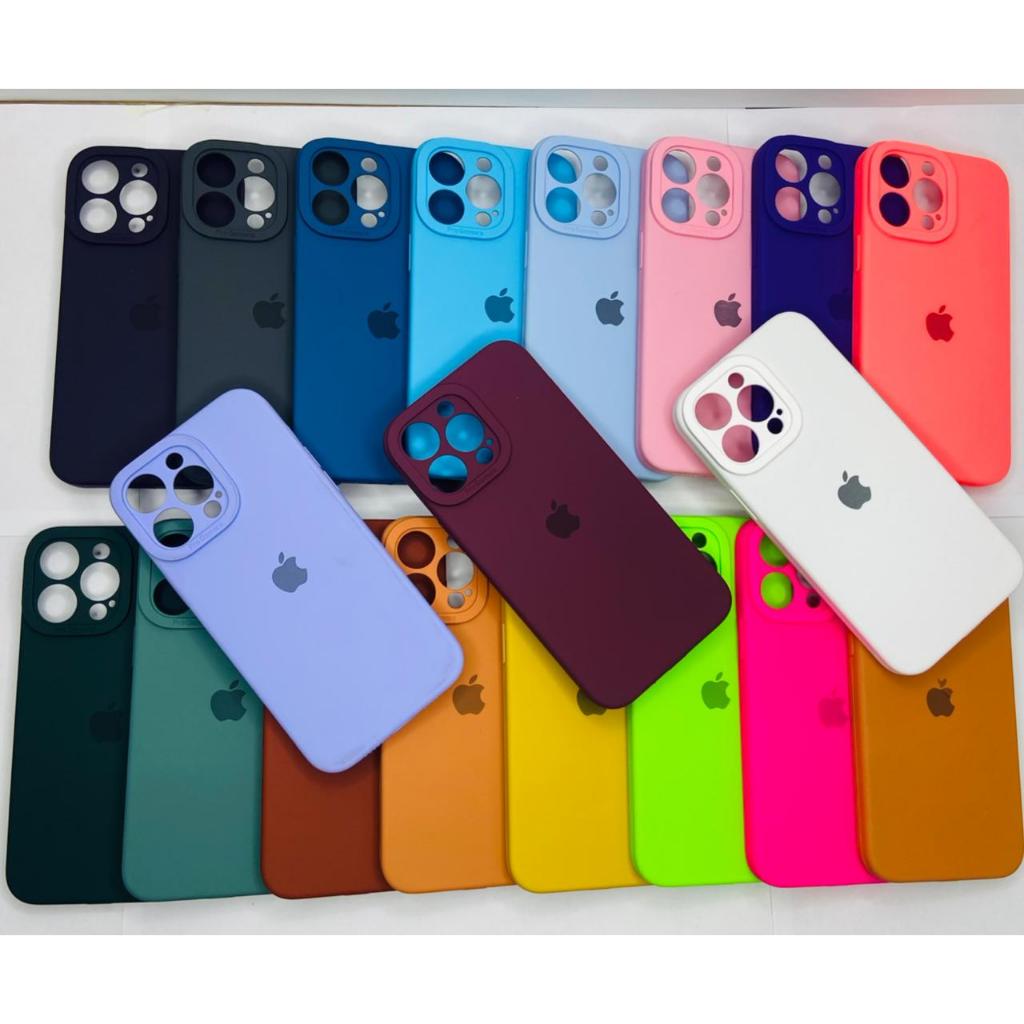 CAPA CAPINHA CASE PARA IPHONE 14 PRO MAX A SILICONE INTERIOR AVELUDADA COM CÂMERA FECHADA...... em Oferta na Shopee