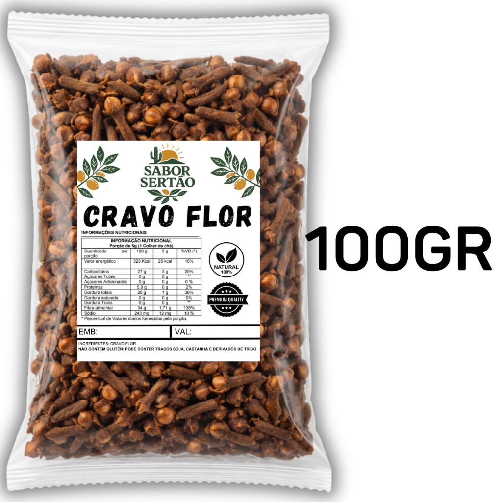 Cravo da Índia Flor 100GR