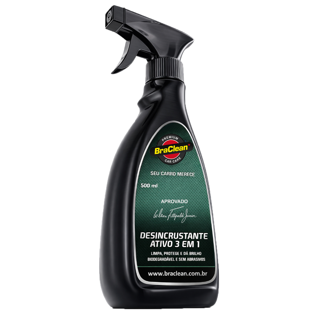 Melhor Desincrustante Ativado 500 ml Limpeza Pesada em Carrocerias e Pisos Laváveis BraClean em Oferta na Shopee