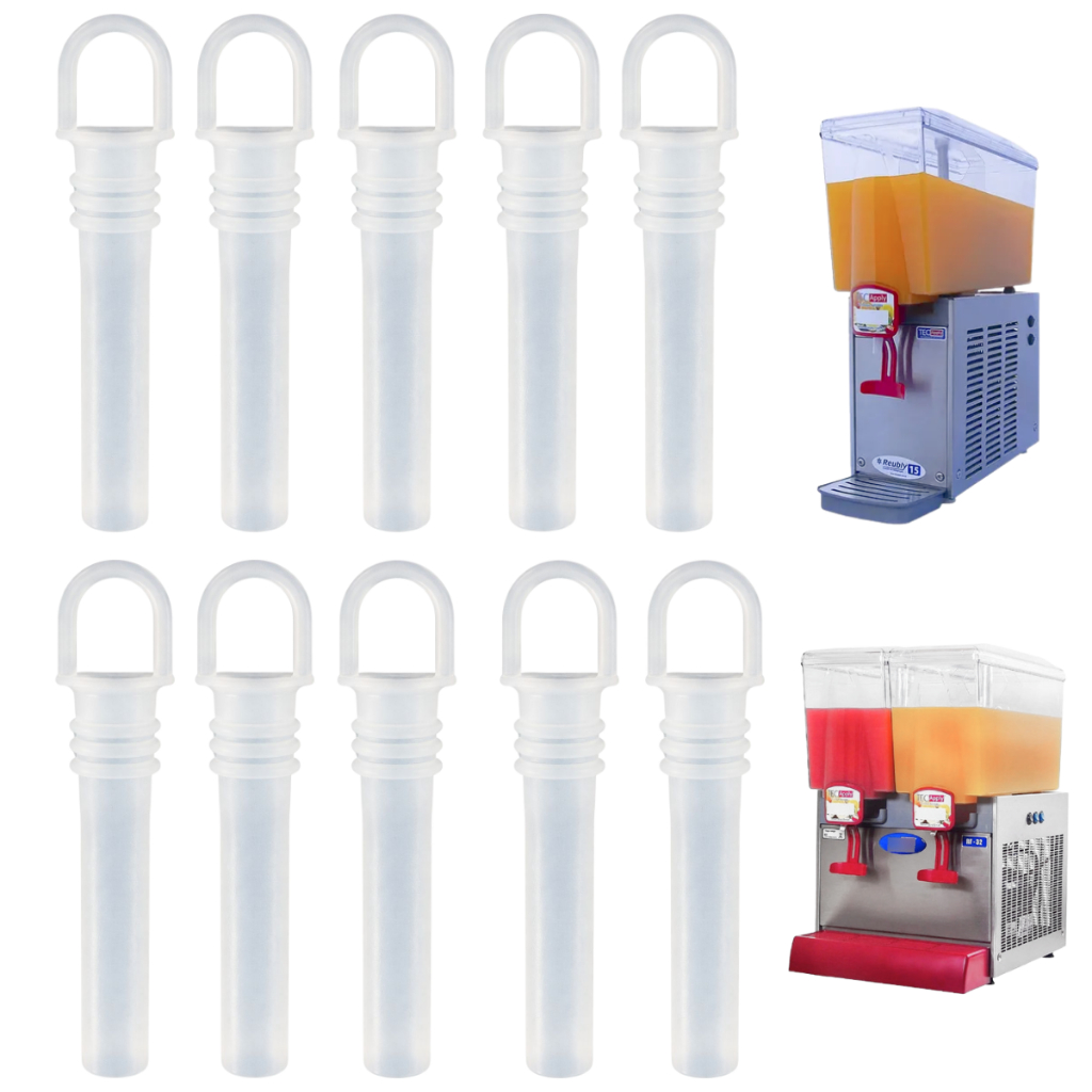 Kit 10x Chupeta Silicone Dosador Para Refresqueira Tecapply Rf15