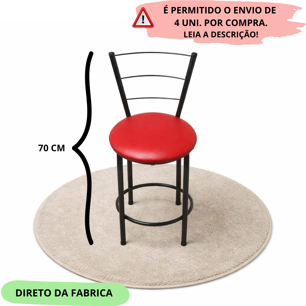 BANQUETA BAIXA DE 3 ARAME PARA AREA GOURMET em Oferta na Shopee
