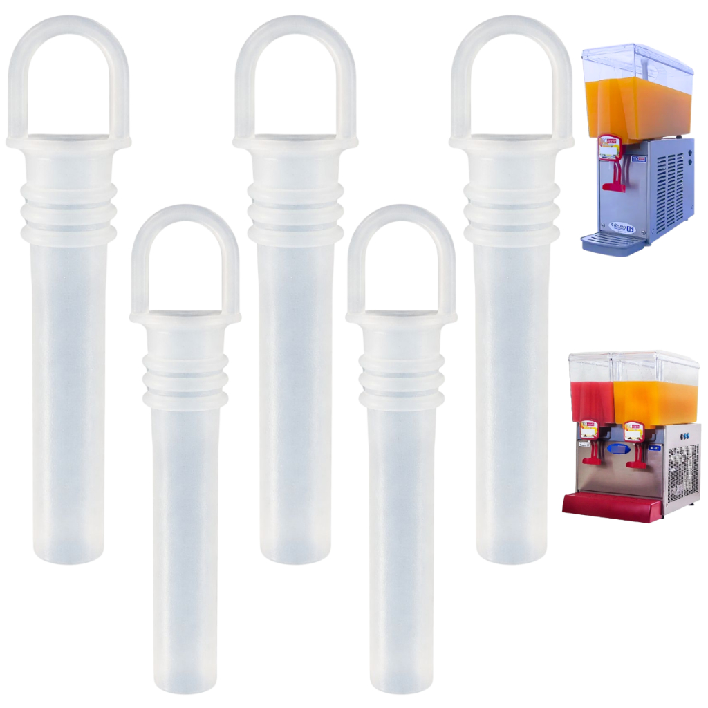 5 Peças Chupeta Dosadora Silicone Para Refresqueira Tecapply