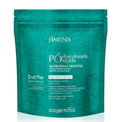 Pó Descolorante Óleos de Camomila e Aloe Vera e Silicone Pouch 300g (Pó Verde)