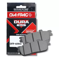 Pastilha de Freio P/ Dafra Nhx 190 Abs 2025-2026 / Nh 190 Abs 2025-2026 / Nh 300 Abs 2025-2026 Diafrag
