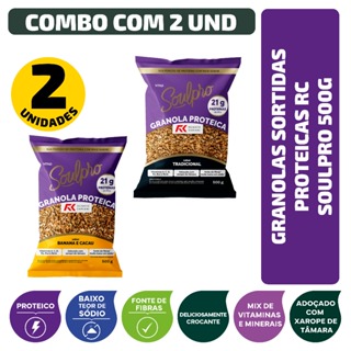 Combo Granolas Sortidas Proteicas Rc Soulpro 500g - 2 Unidades em Oferta na Shopee