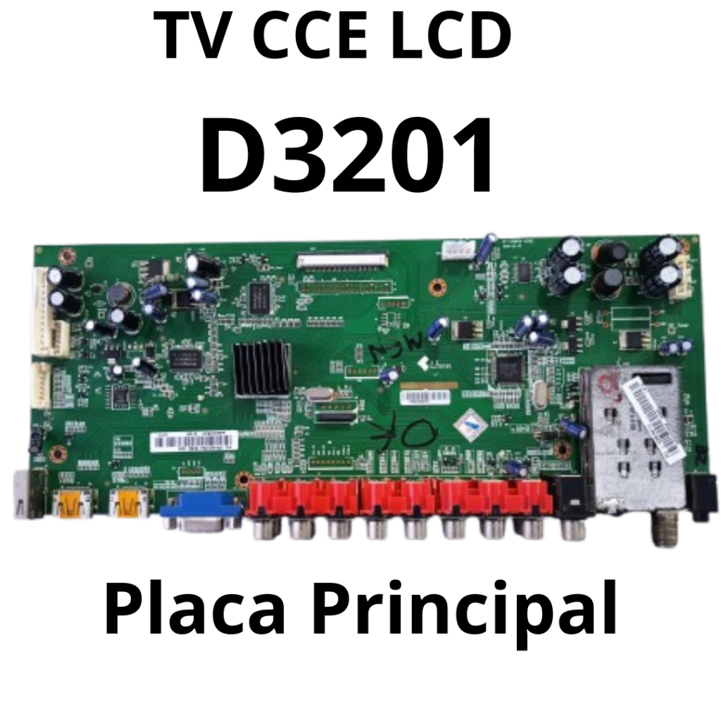 3013 PLaca Principal para TV de LCD CCE Mod: D3201