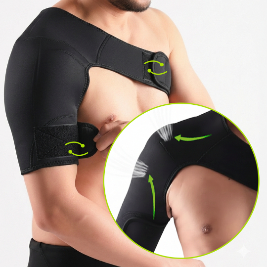 Ombreira Ortopédica Suporte Ombro Neoprene Tensor em Oferta na Shopee