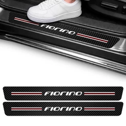 Kit Soleira Fiorino Adesivo Utilitário 2 Portas Carro Vinil Resistente Proteção Anti Riscos