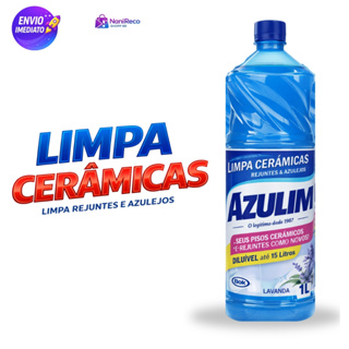 Removedor de Manchas Pesadas 1L Azulim Limpa Cerâmicas Rejuntes Azulejos Imediato em Oferta na Shopee
