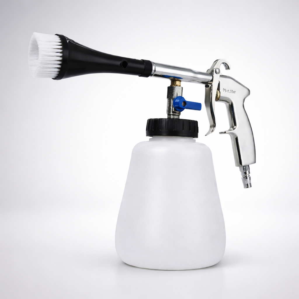 Pistola Tornador Limpeza Pneumática Espuma 1L para Higienização de Estofados