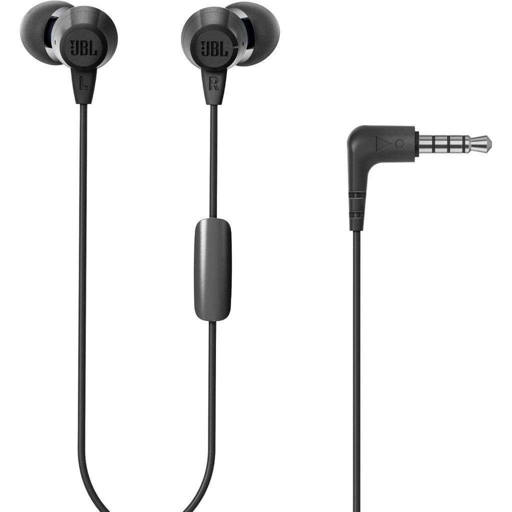 JBL, Fone de Ouvido in Ear, C50HI - Preto em Oferta na Shopee