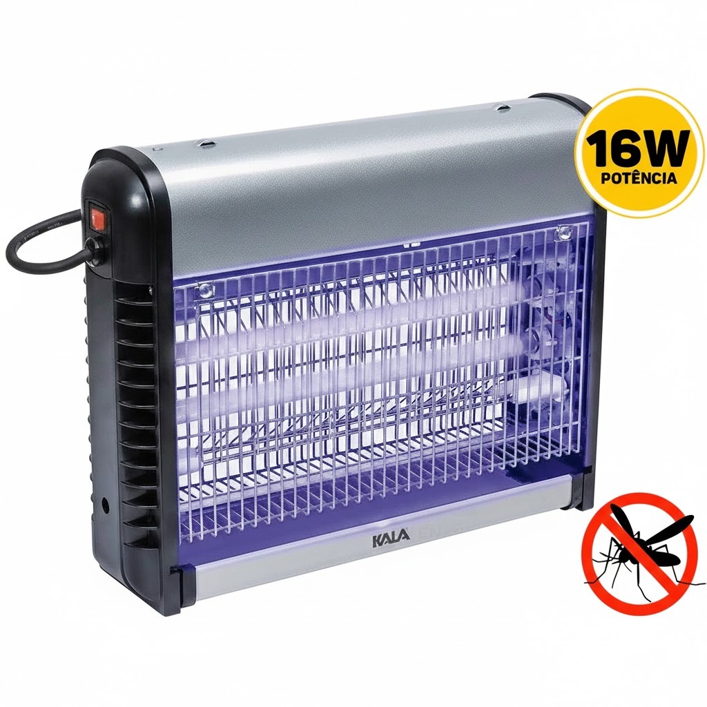 Mata Insetos Mosquito Moscas Pernilongo Elétrico Restaurantes Bar Lojas Armadilha Agrantt 16w 110V