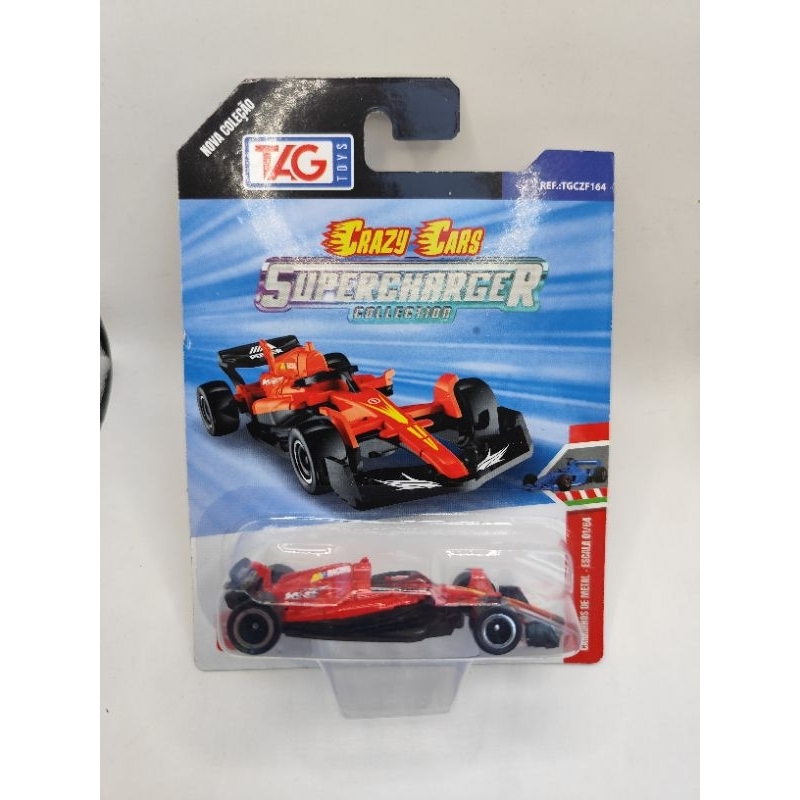 CARRINHOS FÓRMULA 1 CRAZY CARS GENÉRICOS 1:64