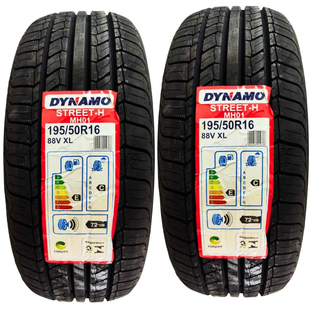 KIT 2 PNEUS 195/50R16 88V MH01 DYNAMO XL PARA PUNTO YARIS FIESTA POLO